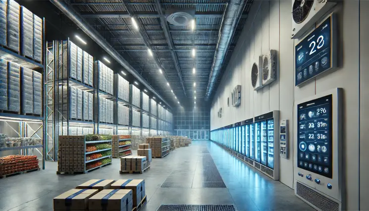 Taze Gıdalar için Yüksek Kapasiteli Soğuk Depo